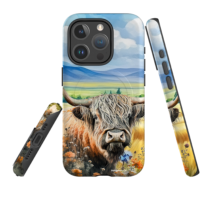 iPhone MagSafe Tough Case - Highland Cow V