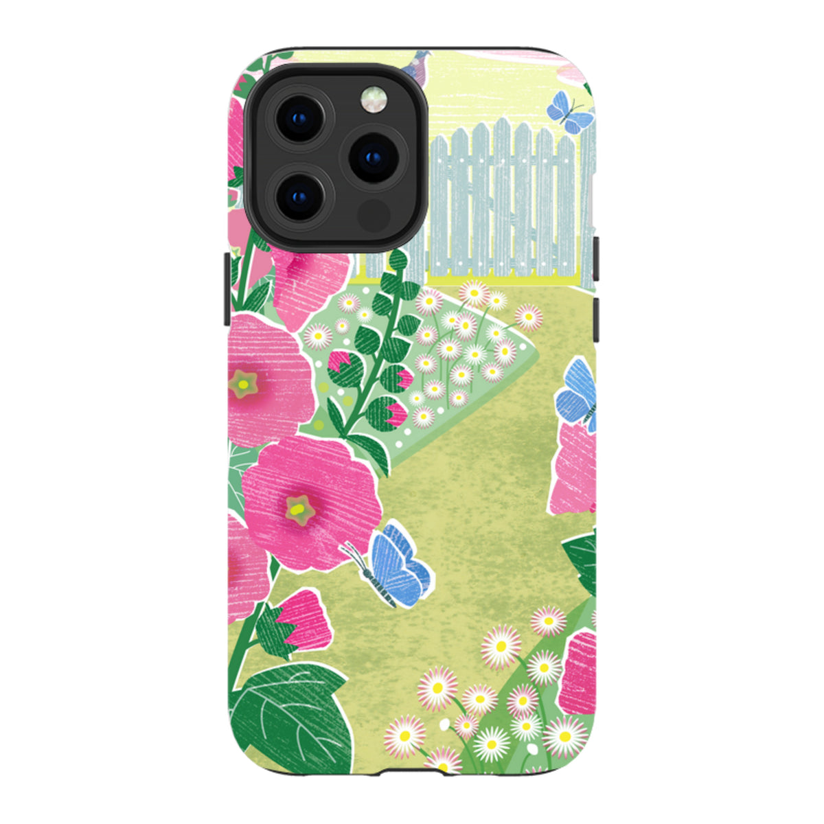 iPhone MagSafe Tough Case - Hollyhocks By Liane Payne