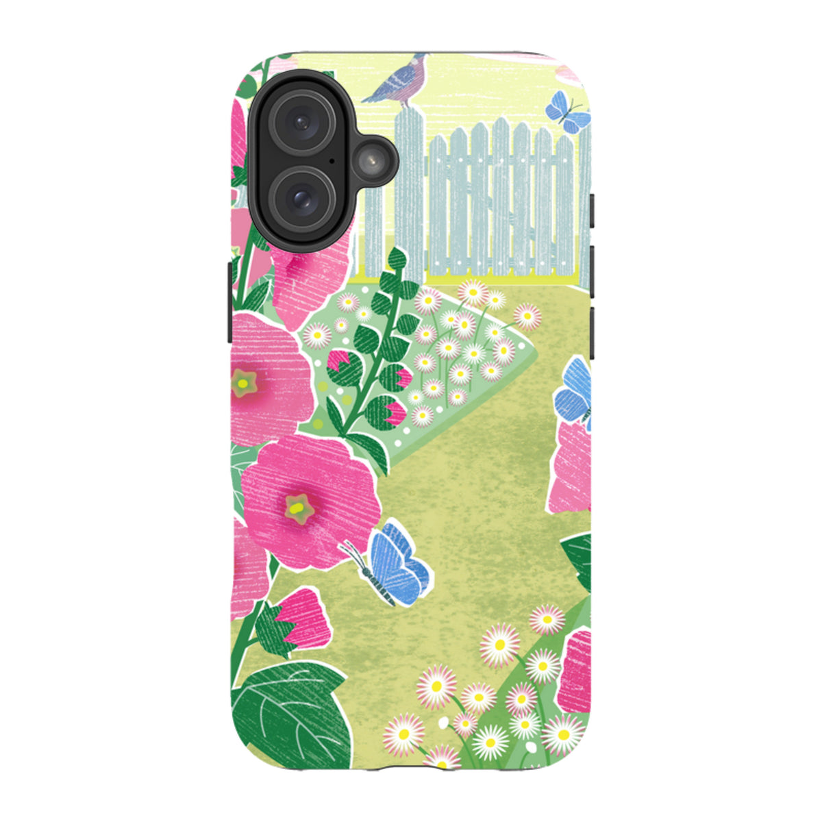 iPhone MagSafe Tough Case - Hollyhocks By Liane Payne