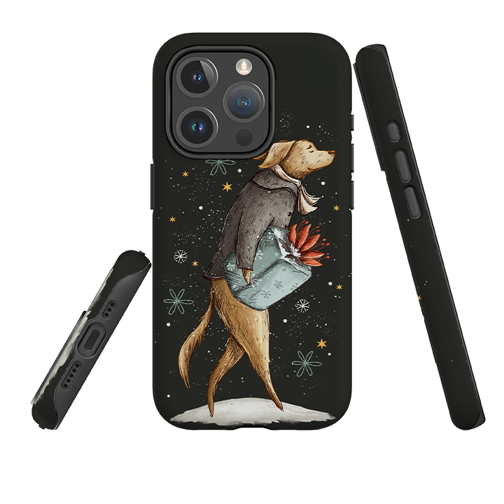 Кейс за iPhone MagSafe Tough - У дома за Коледа