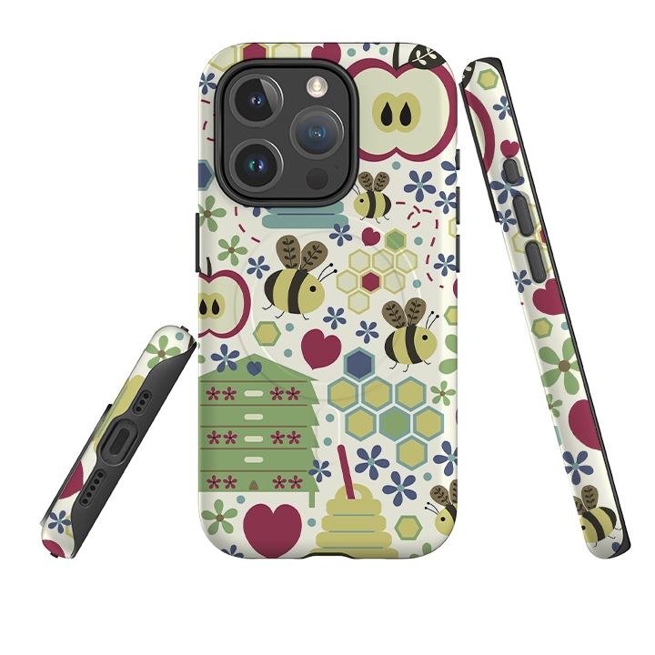 iPhone MagSafe Tough Case -  Honey Bees By Suzy Taylor