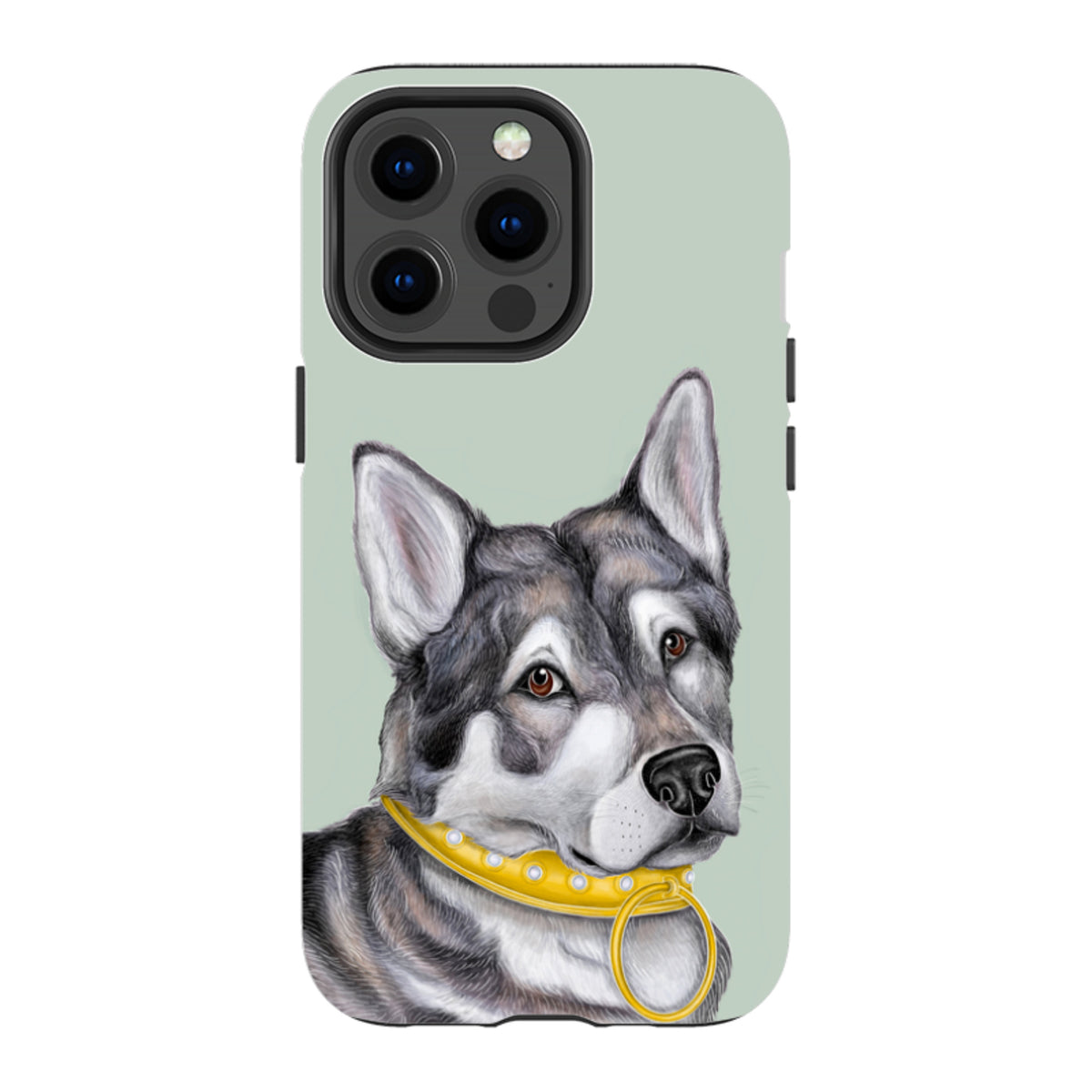 iPhone MagSafe Tough Case - Huskey By Catherine Rowe
