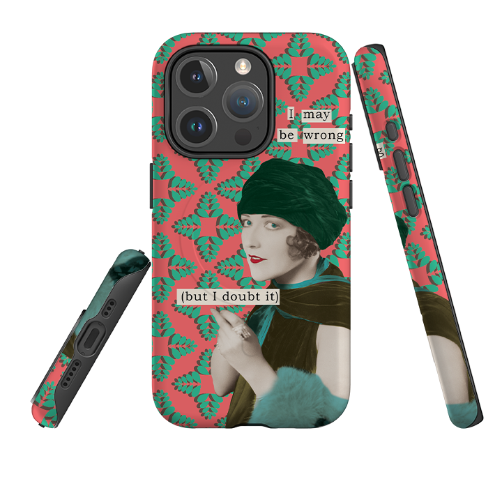 iPhone MagSafe Tough Case - I May Be Wrong By Clare Jordan
