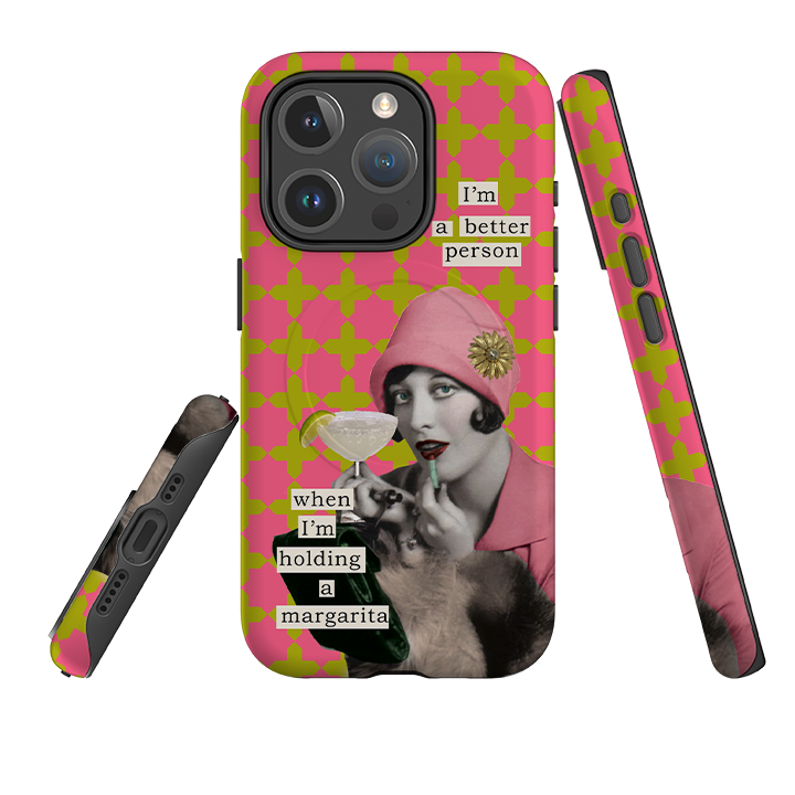 iPhone MagSafe Tough Case - I'm A Better Person By Clare Jordan
