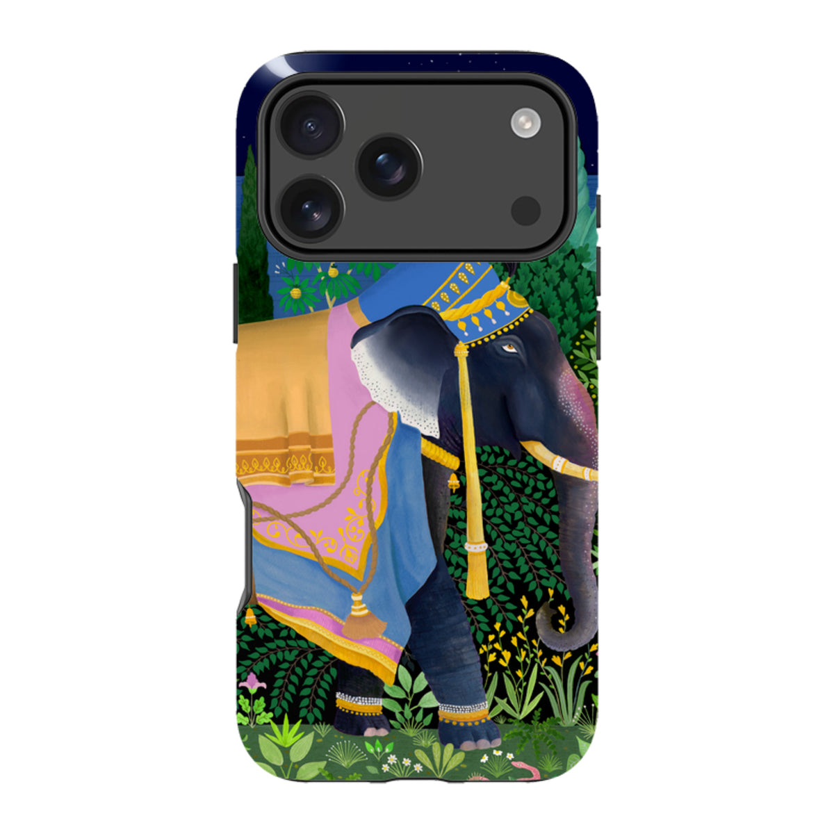 iPhone MagSafe Tough Case -  Indian Elephant By Bex Parkin