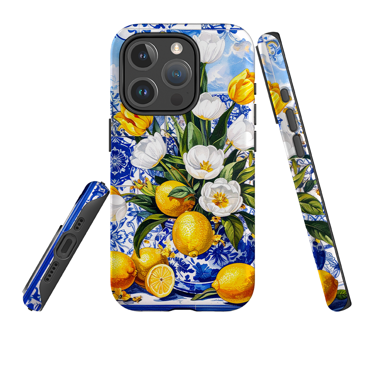 iPhone MagSafe Tough Case - Italian Lemons
