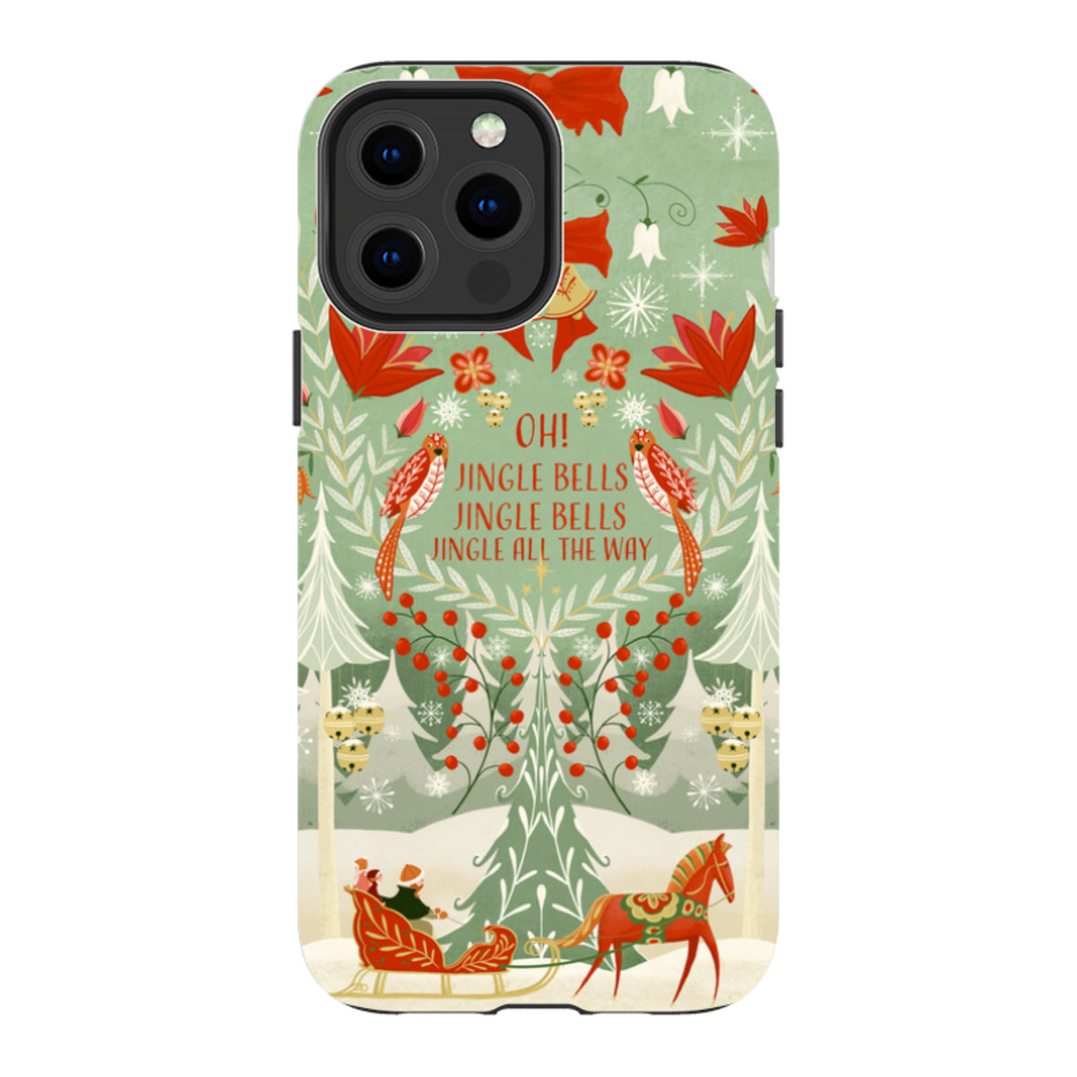 iPhone MagSafe Tough Case - Jingle Bells By Maja Lindberg