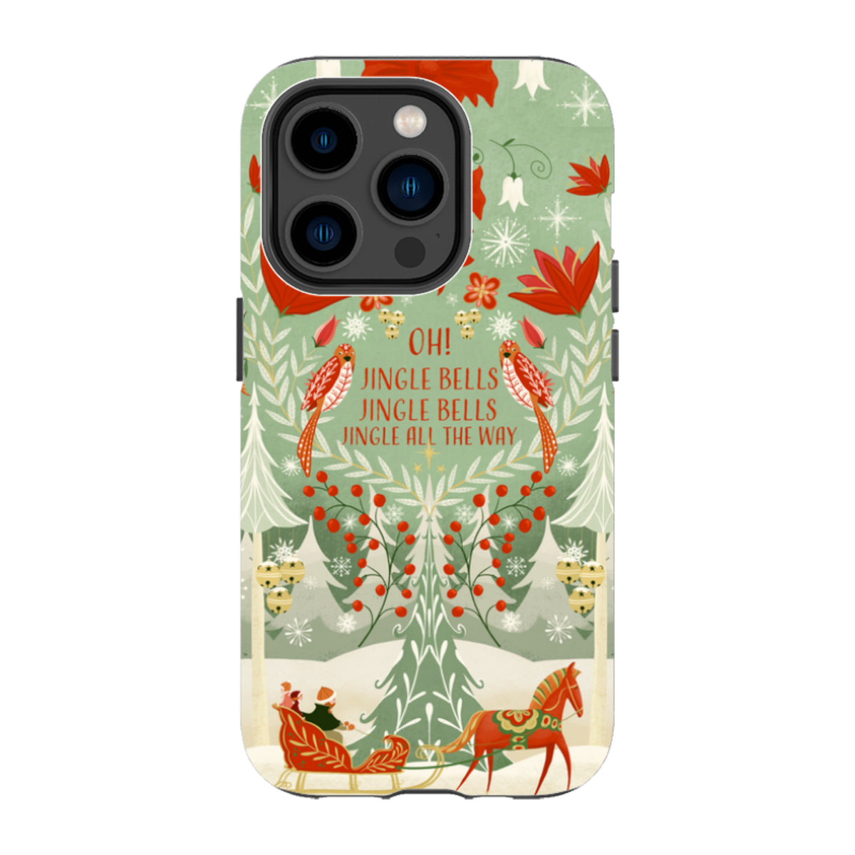iPhone MagSafe Tough Case - Jingle Bells By Maja Lindberg