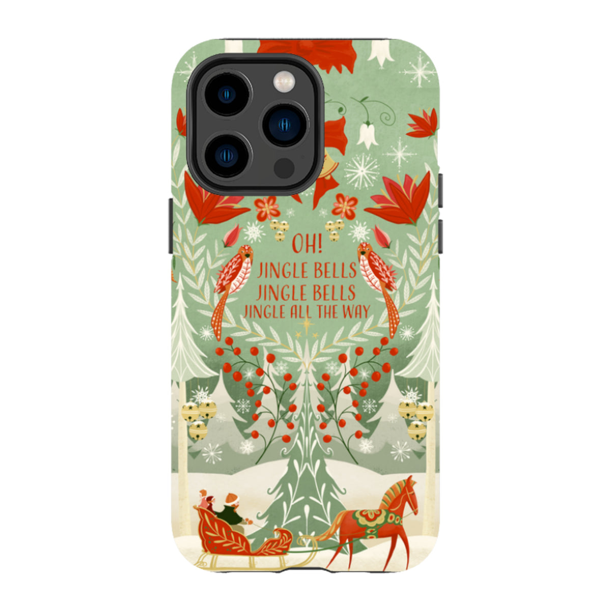 iPhone MagSafe Tough Case - Jingle Bells By Maja Lindberg