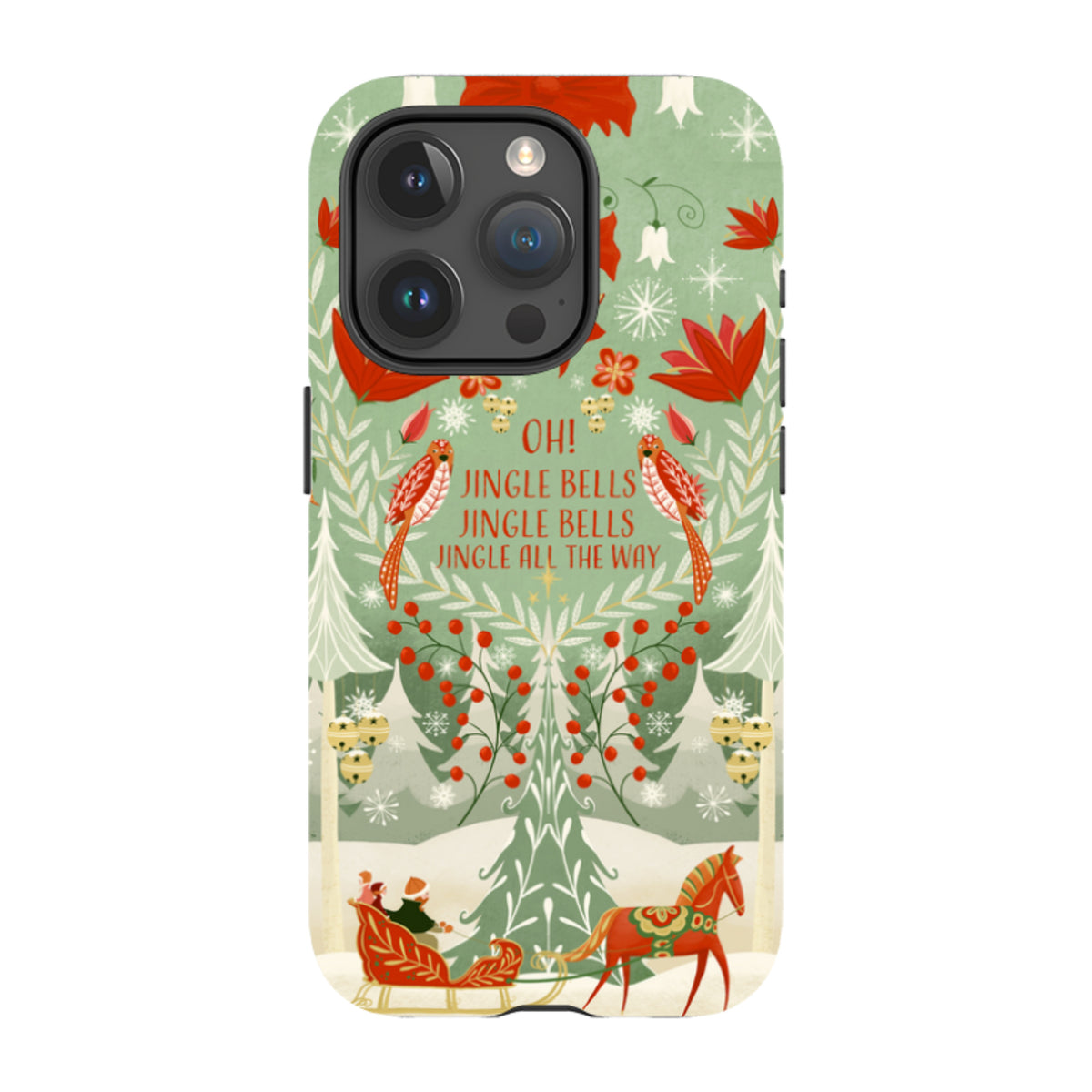 iPhone MagSafe Tough Case - Jingle Bells By Maja Lindberg