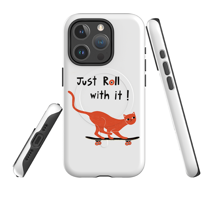 iPhone MagSafe Tough Case -  Just Roll With It By Suzy Taylor