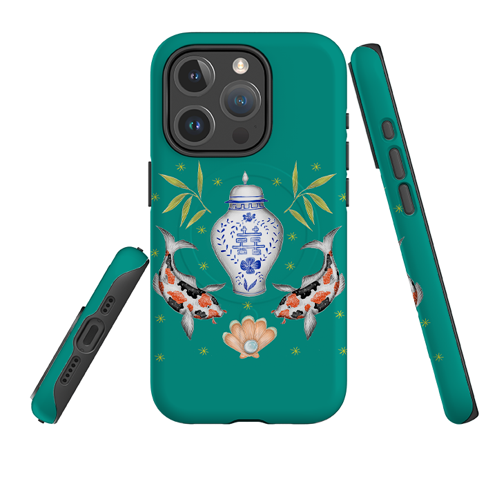 iPhone MagSafe Tough Case -  Koi Carp By Catherine Rowe