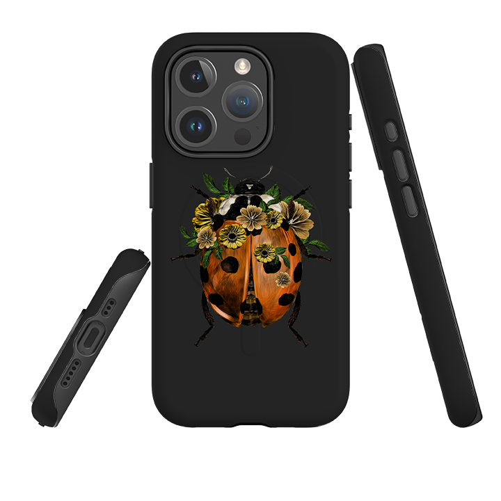 iPhone MagSafe Tough Case -  Ladybug Dark