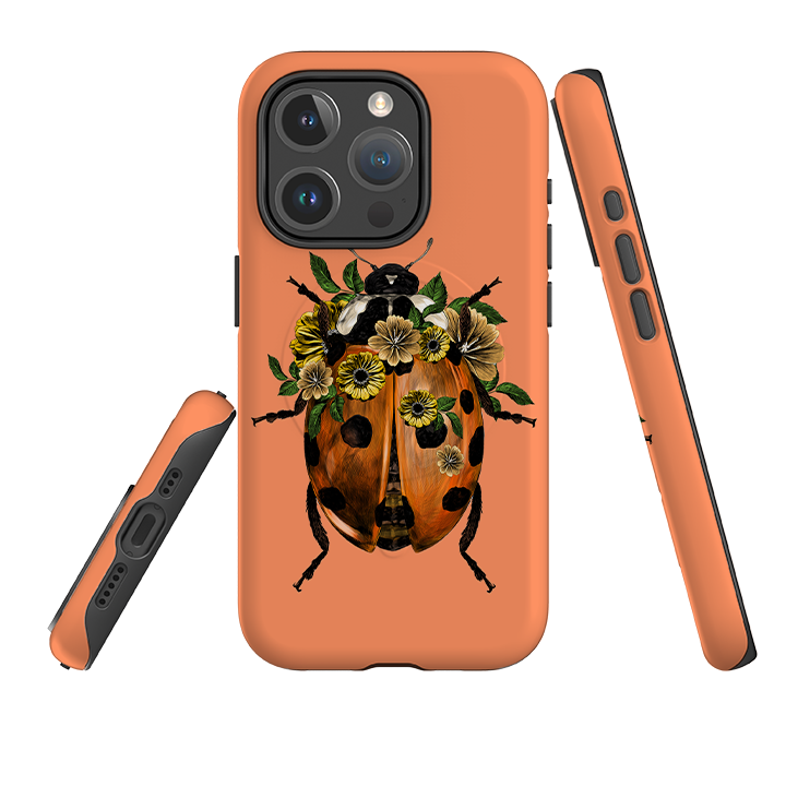 iPhone MagSafe Tough Case - Ladybug Papaya