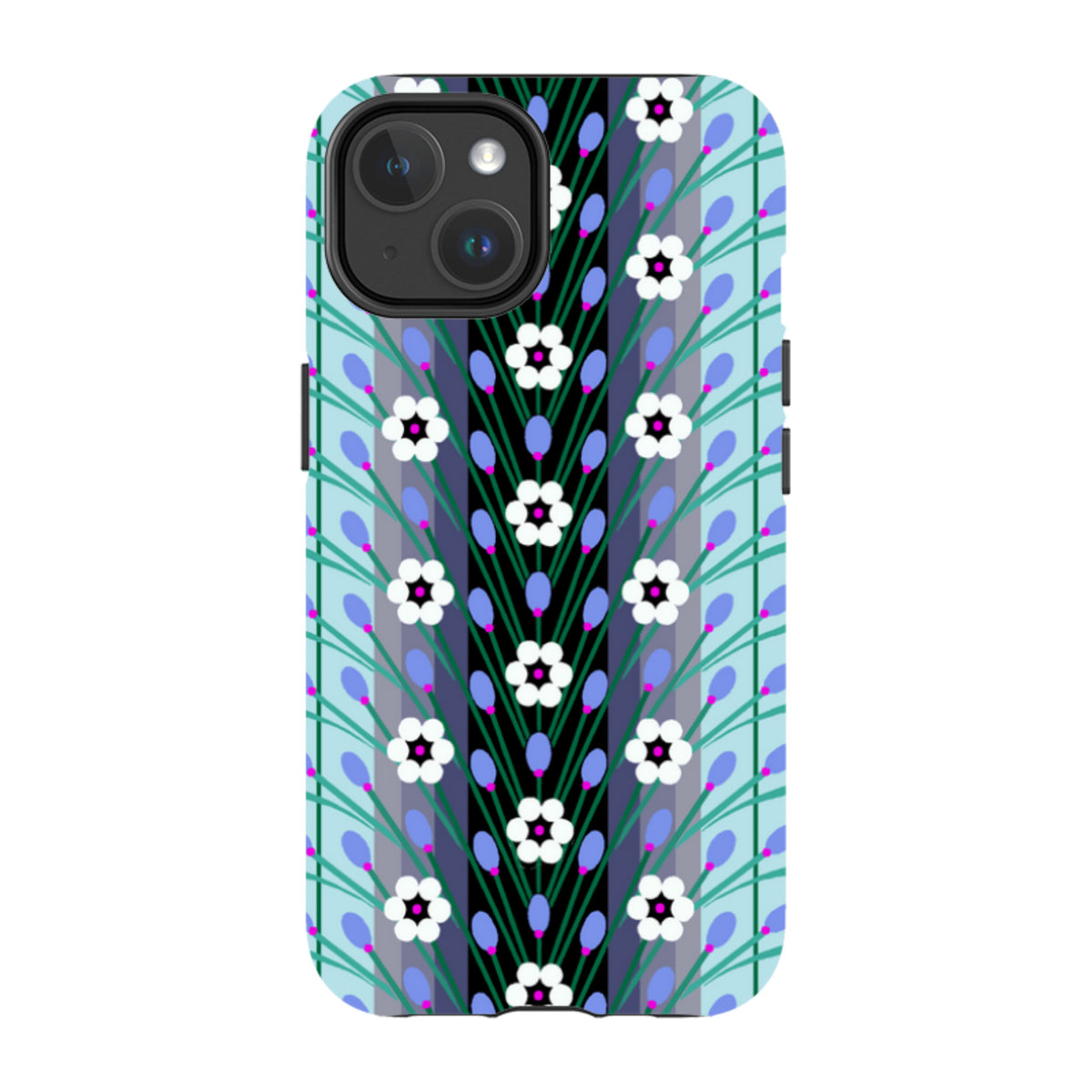 iPhone MagSafe Tough Case - Lavender Blue By Cressida Bell