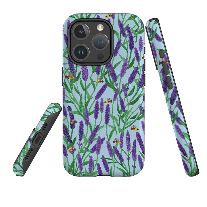 iPhone MagSafe Tough Case - Lavender By Tracey English