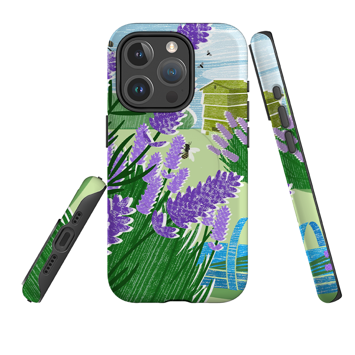 iPhone MagSafe Schutzhülle "Lavender Garden" von Liane Payne