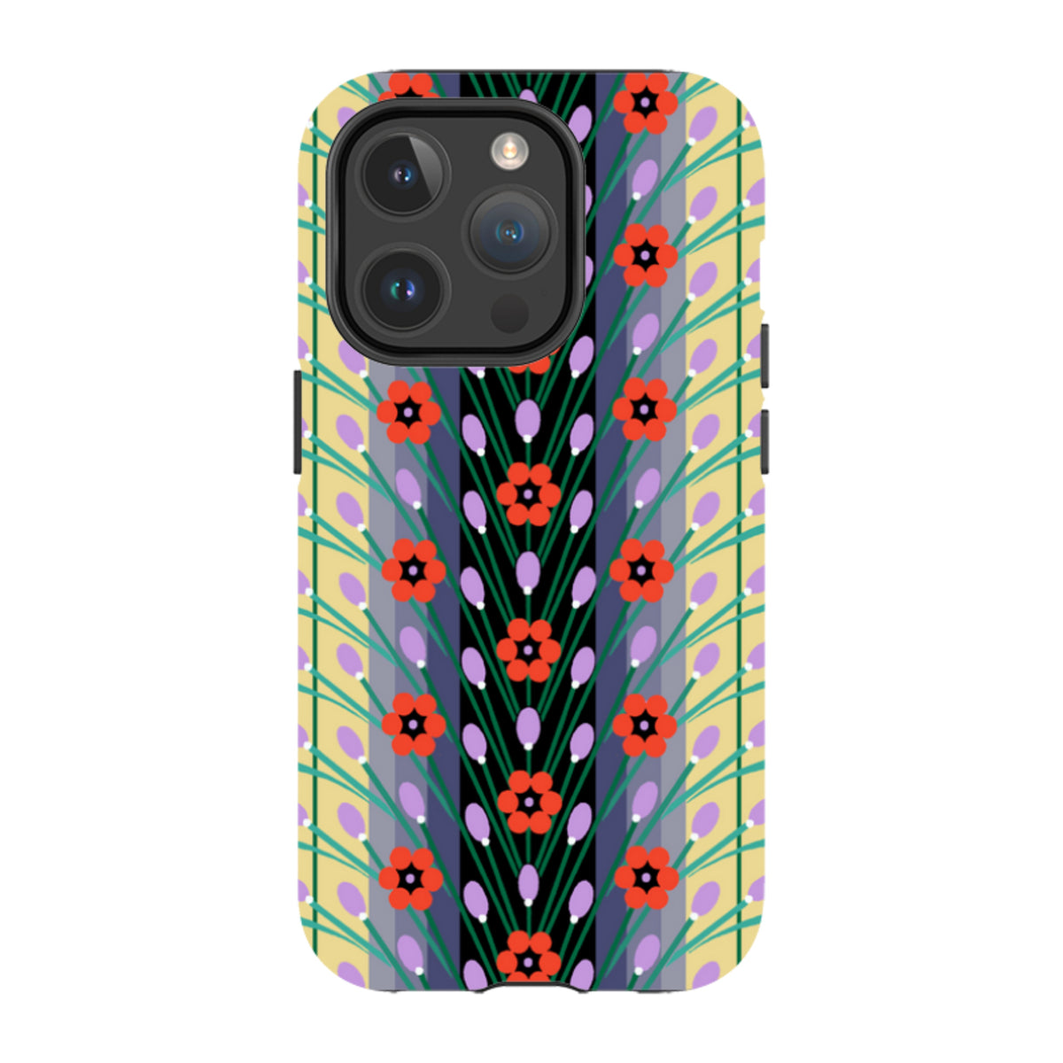 iPhone MagSafe Tough Case - Lavender Yellow By Cressida Bell
