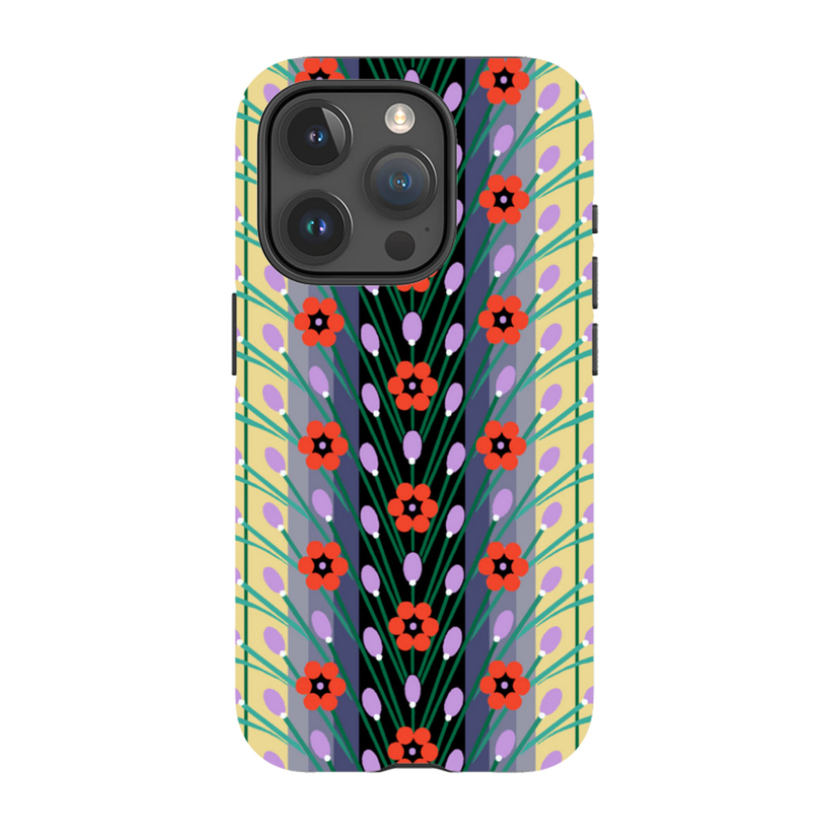 iPhone MagSafe Tough Case - Lavender Yellow By Cressida Bell