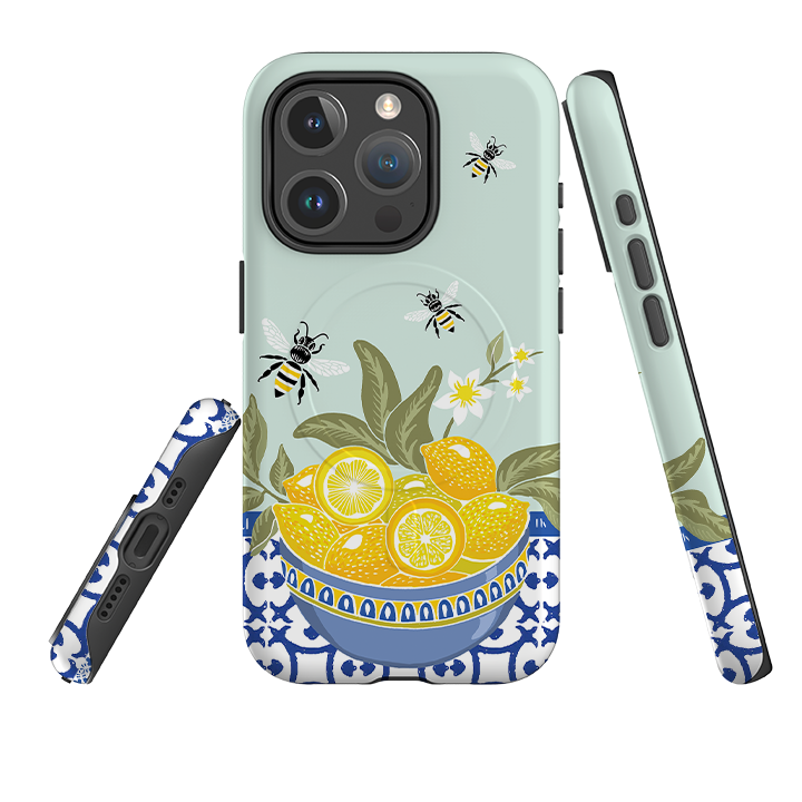 iPhone MagSafe Tough Case -  Lemons By Kate Heiss