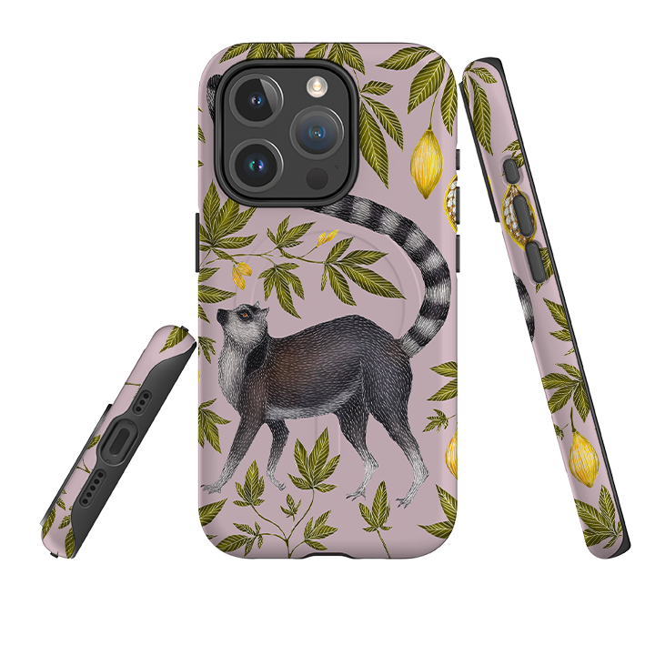 iPhone MagSafe Tough Case -  Lemur By Catherine Rowe