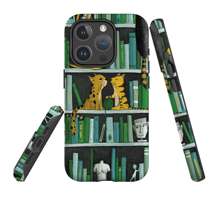 iPhone MagSafe Tough Case - Library Friends By Maja Lindberg