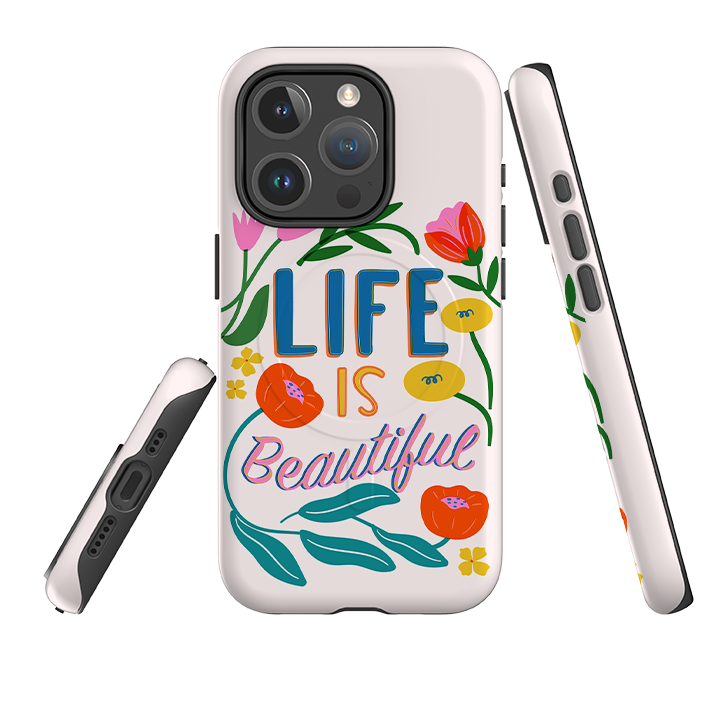 iPhone MagSafe Tough Case - Life Is Beautiful