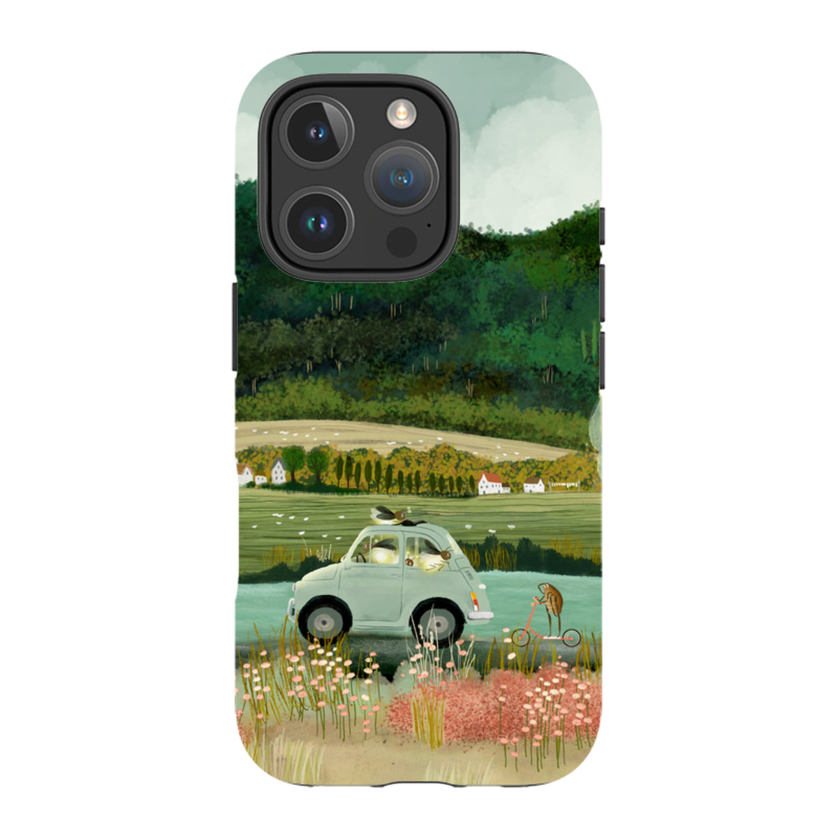 iPhone MagSafe Tough Case -  Lightening Bugs By Katherine Quinn