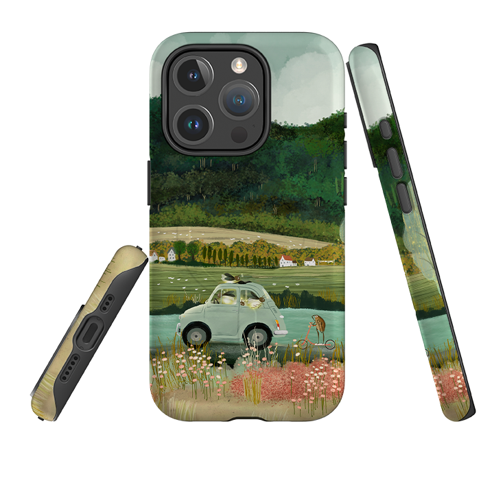 iPhone MagSafe Tough Case -  Lightening Bugs By Katherine Quinn