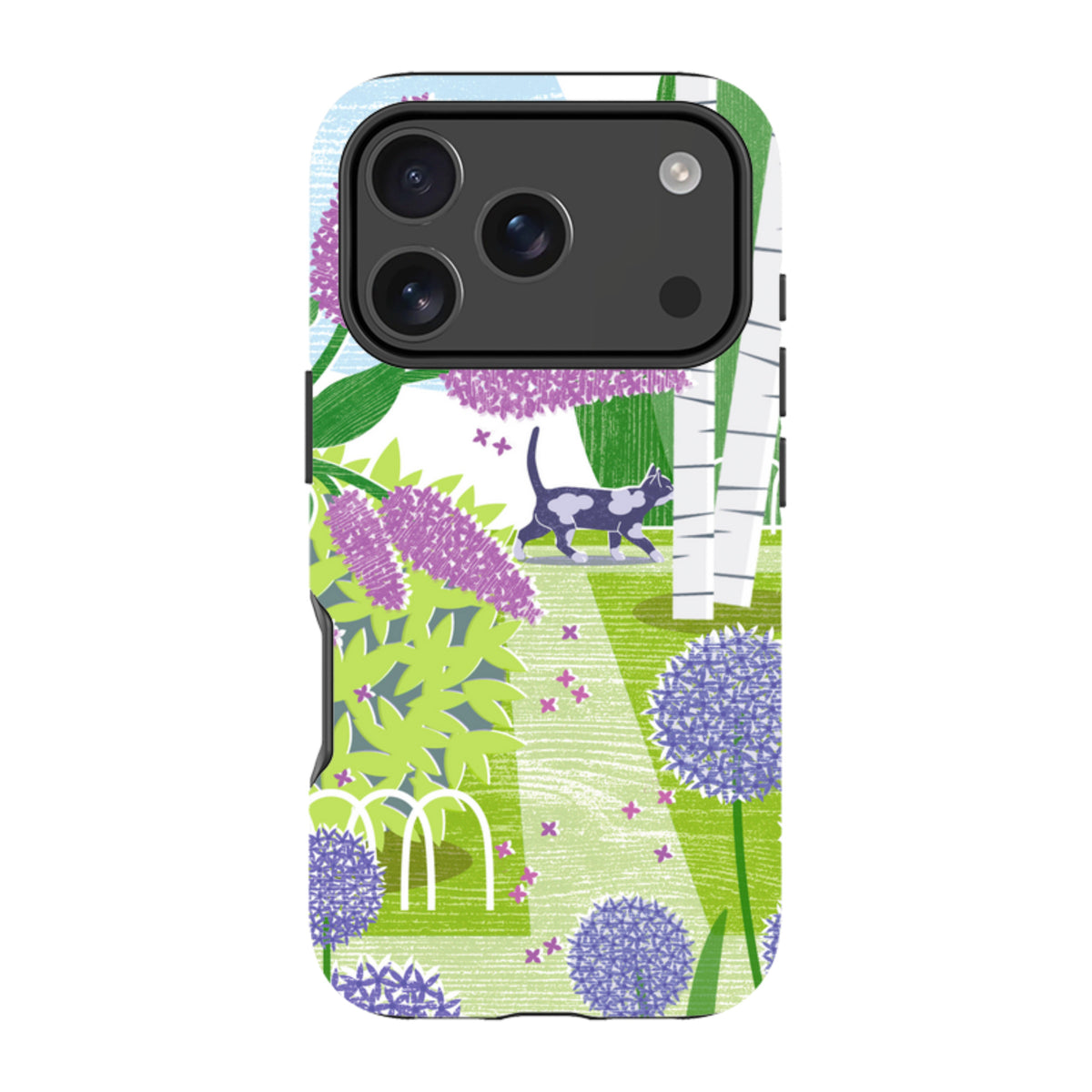 iPhone MagSafe Tough Case -  Lilac and Alliums By Liane Payne
