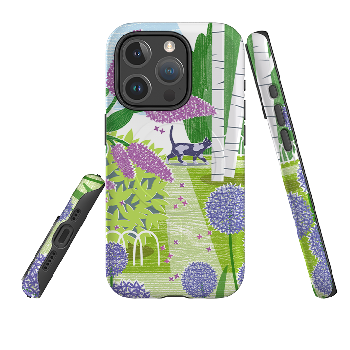 iPhone MagSafe Tough Case -  Lilac and Alliums By Liane Payne