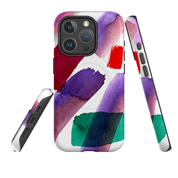 iPhone MagSafe Tough Case -  Lilac Brushes By Kitty Joseph