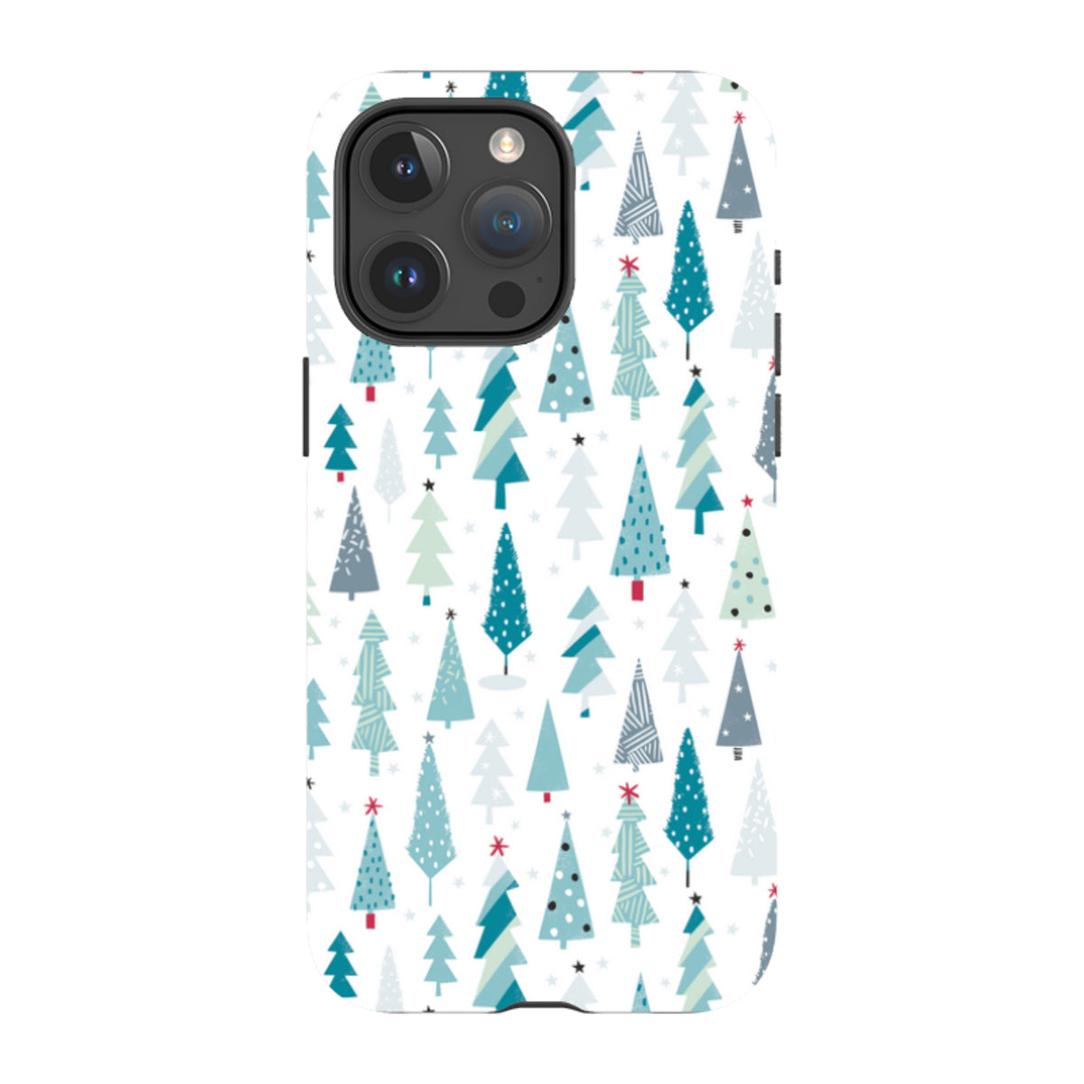 iPhone MagSafe Tough Case - Little Xmas Trees By Ali Brookes