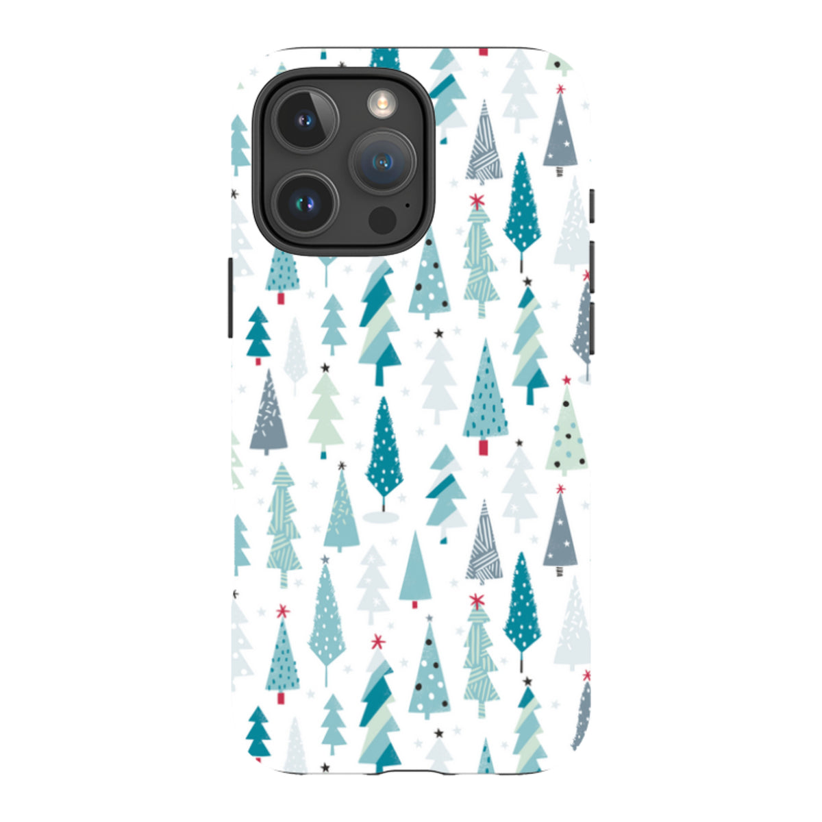 iPhone MagSafe Tough Case - Little Xmas Trees By Ali Brookes