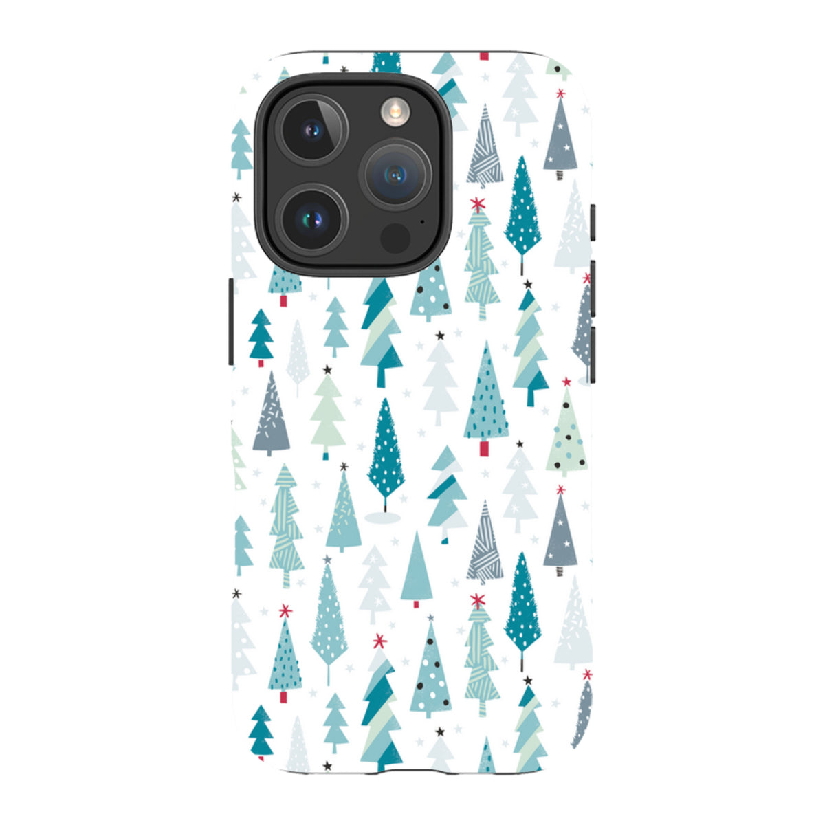 iPhone MagSafe Tough Case - Little Xmas Trees By Ali Brookes