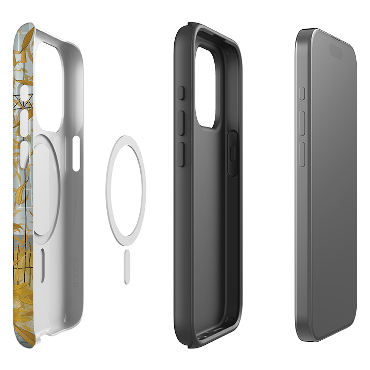 iPhone MagSafe Tough Case - London In Leaves By Maja Lindberg