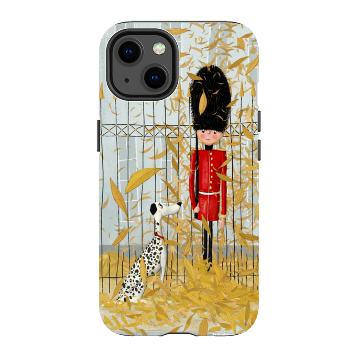 iPhone MagSafe Tough Case - London In Leaves By Maja Lindberg