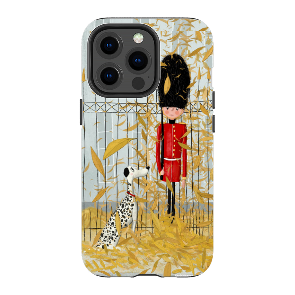 iPhone MagSafe Tough Case - London In Leaves By Maja Lindberg