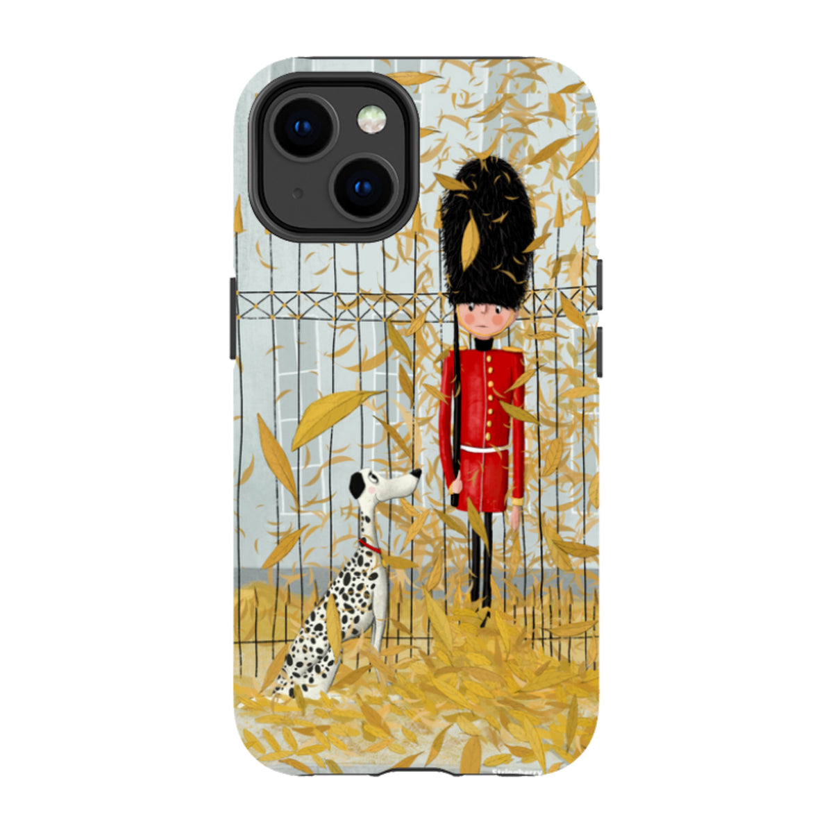 iPhone MagSafe Tough Case - London In Leaves By Maja Lindberg