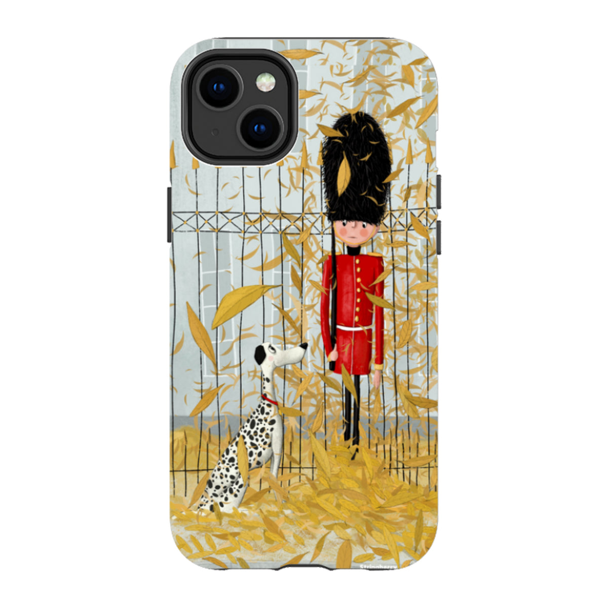 iPhone MagSafe Tough Case - London In Leaves By Maja Lindberg