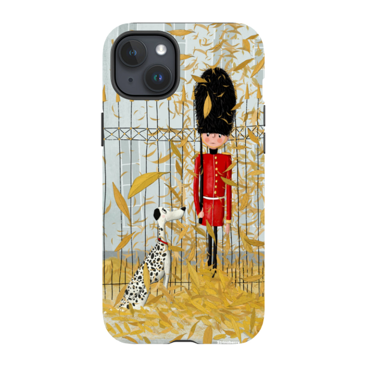 iPhone MagSafe Tough Case - London In Leaves By Maja Lindberg