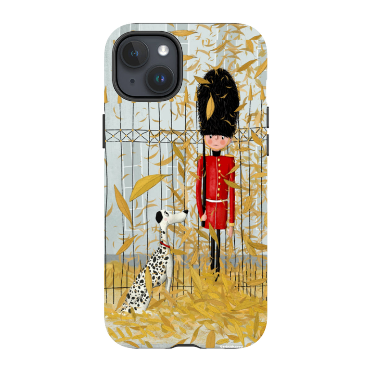 iPhone MagSafe Tough Case - London In Leaves By Maja Lindberg