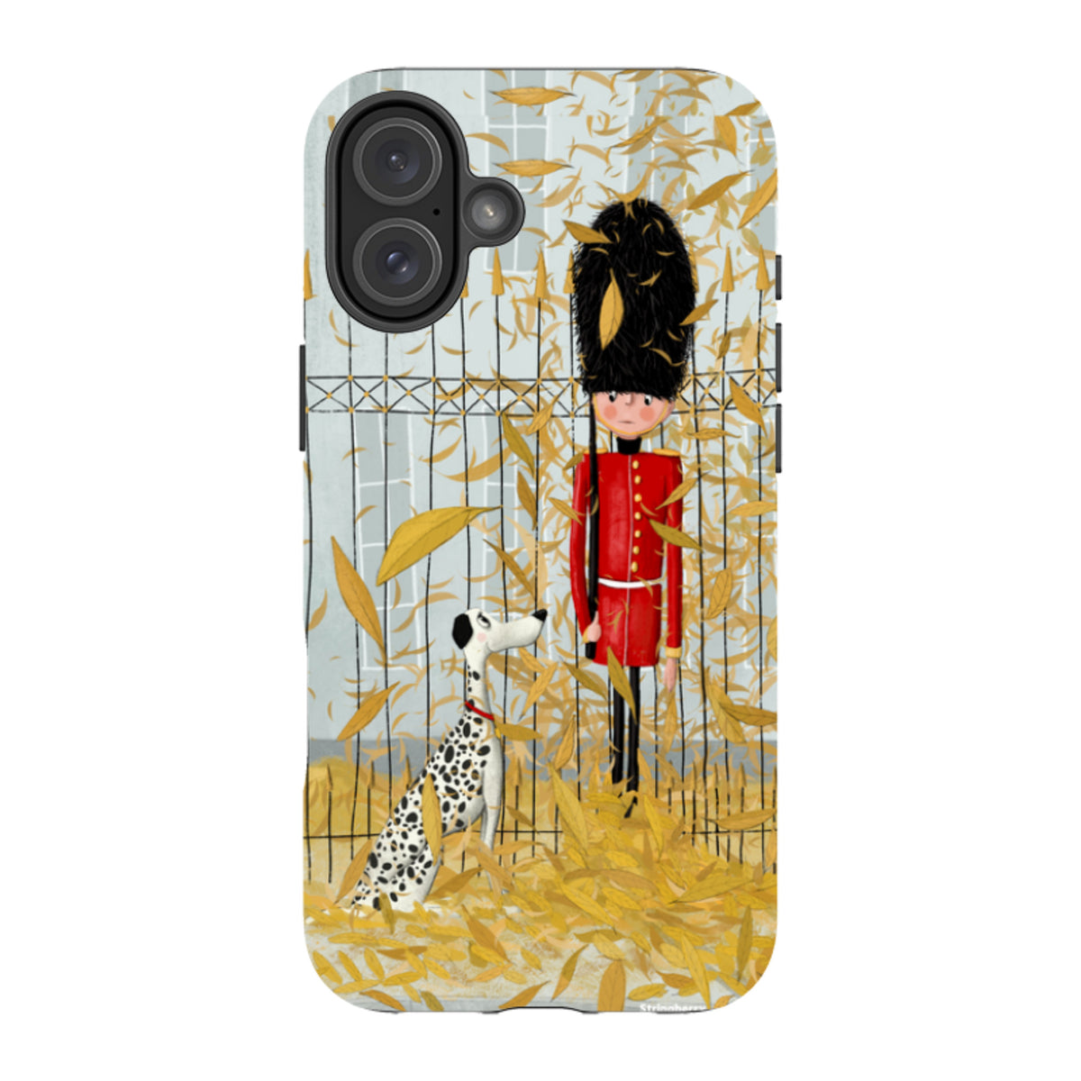 iPhone MagSafe Tough Case - London In Leaves By Maja Lindberg