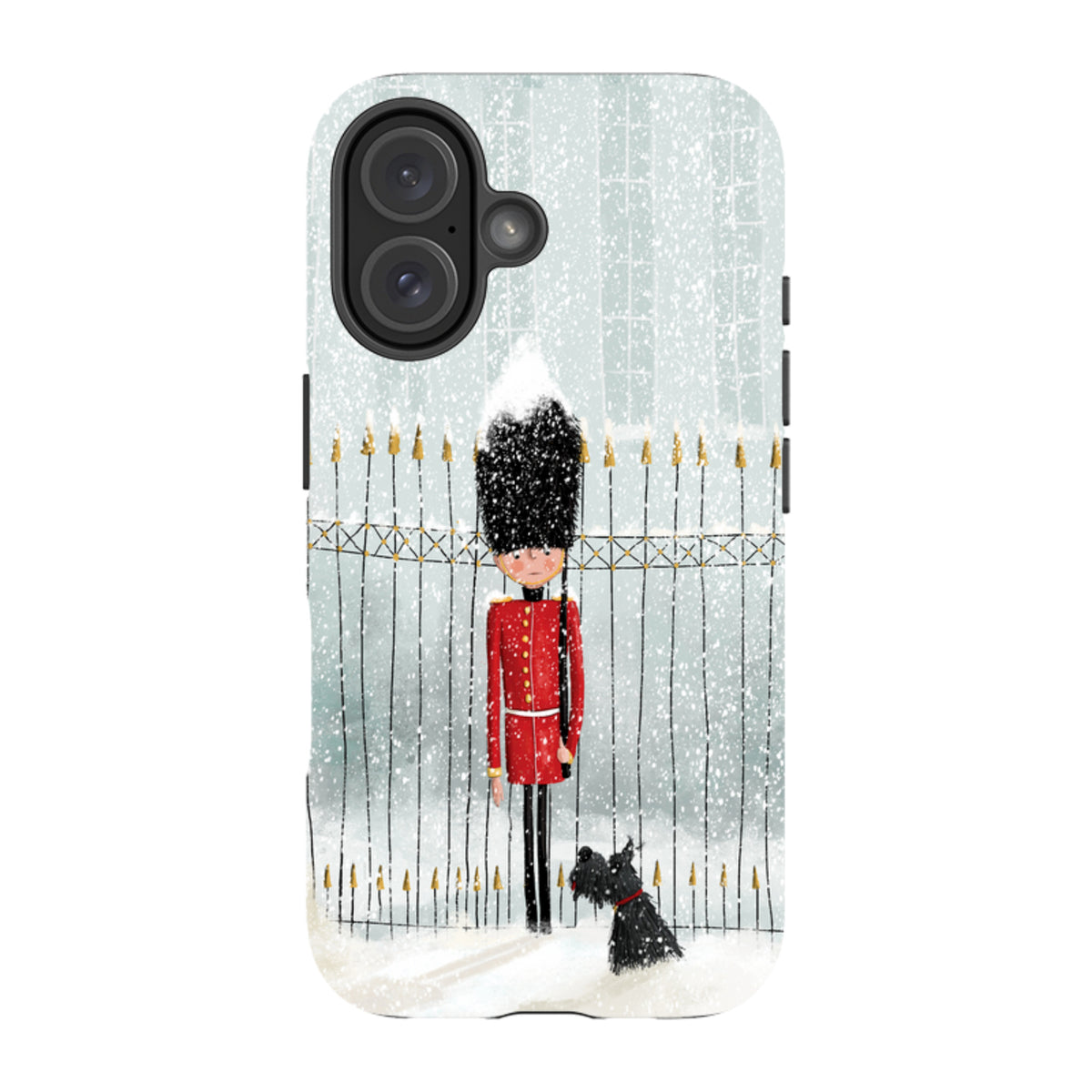 iPhone MagSafe Tough Case -  London in snow By Maja Lindberg
