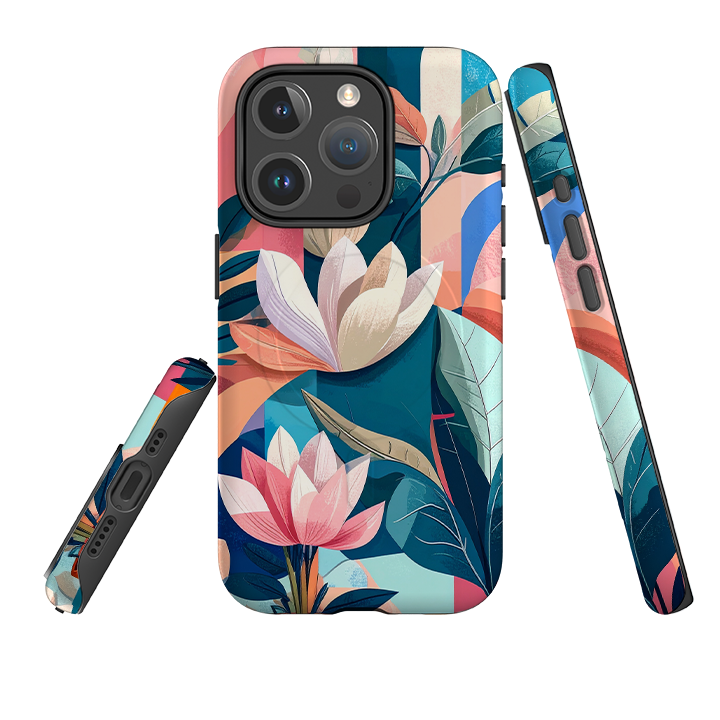 iPhone MagSafe Tough Case - Long Floral