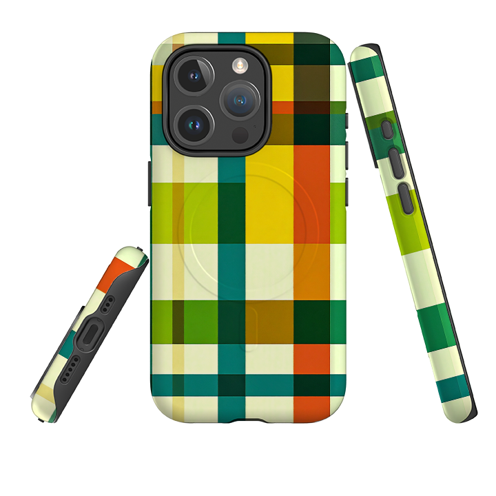 iPhone MagSafe Tough Case - Los Angeles Gingham