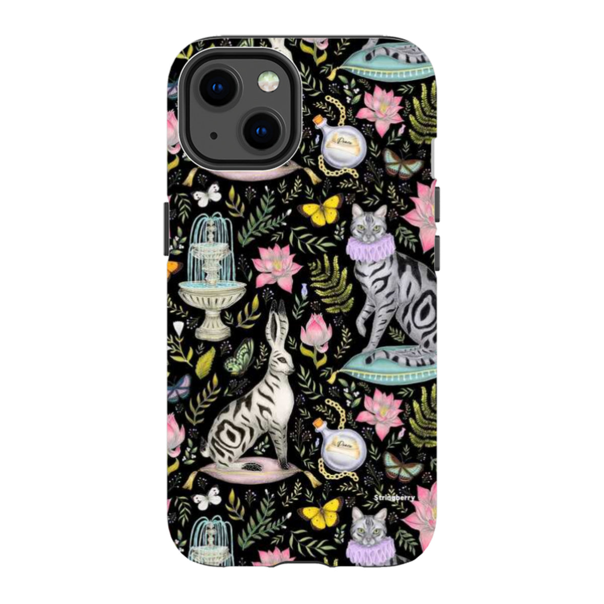 iPhone MagSafe Tough Case - Lotus Garden By Catherine Rowe