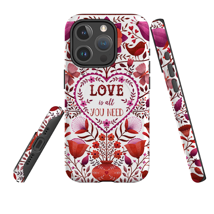 iPhone MagSafe Tough Case -  Love is all you need By Suzy Taylor