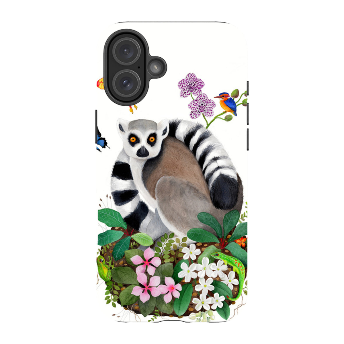 iPhone MagSafe Tough Case – Madagaskar-Lemur von Bex Parkin