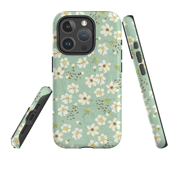 iPhone MagSafe Tough Case - Manuka Floral By Katherine Quinn